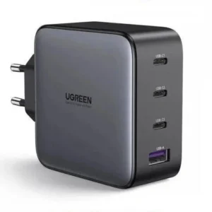 Ugreen 4-Port Gan Fast Charger 100W USB-C*3 + USB-A*1 – 35874