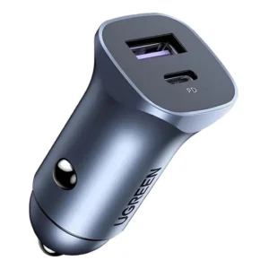 Ugreen Dual-port 30W Car Charger – 40858
