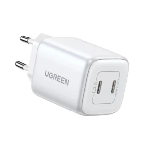 Ugreen 55411 45W Dual Usb-C Charger – White