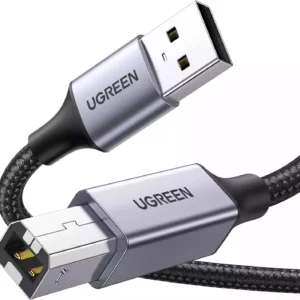 Ugreen USB-A Male to USB-B 2.0 Printer Cable Alu Case with Braid 2m – 80803