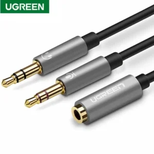 UGREEN 20898 Two Male 3.5mm To Single Female 3.5mm Splitter