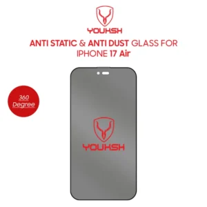 YOUKSH Apple iPhone 17 Air 360 Degree Privacy Glass Protector