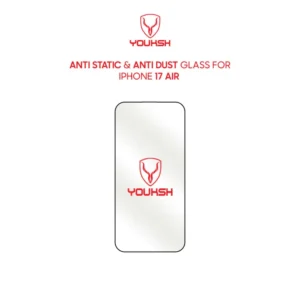 YOUKSH Apple iPhone 17 Air Anti Static Clear Glass Protector