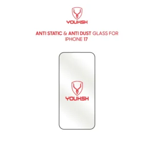YOUKSH Apple iPhone 17 Anti Static Clear Glass Protector