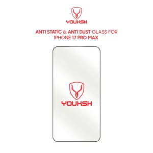 YOUKSH Apple iPhone 17 Pro Max Anti Static Clear Glass Protector