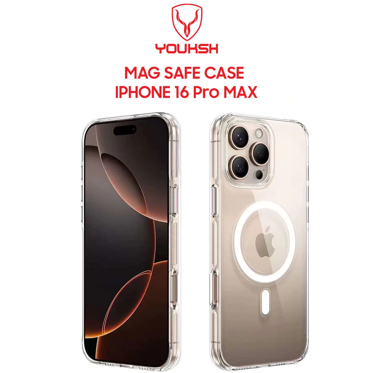 Youksh Magsafe Case For iPhone 16 Pro Max