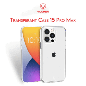 Youksh iPhone 15 Pro Max Transparent Case