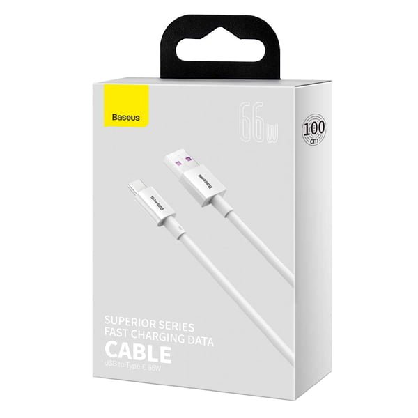 Baseus Superior USB To Type-C 66w Fast Charging Cable 6A - Image 2