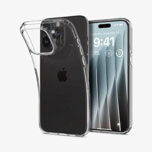 Spigen Liquid Crystal Case for Apple iPhone 15 Series – Clear