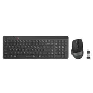 A4Tech FG2400 Air2 2.4G Wireless QuietKey Combo Set – Black
