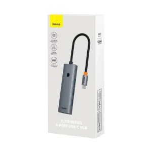 Baseus Flite Series 4-Port Type C HUB (Type-C to USB3.0*3+RJ45*1)