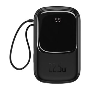 BASEUS Qpow Pro Digital Display 22.5W Quick Charging 20000mAh Power Bank with Type-C Cable